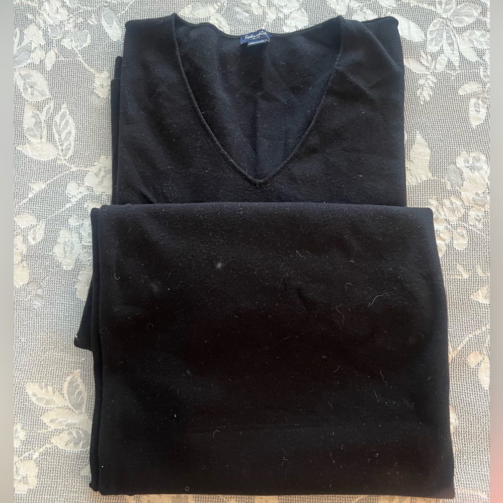 Splendid Black V-Neck Sweater